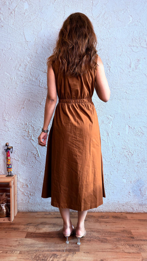 Chocolate Muse Wrap One Piece